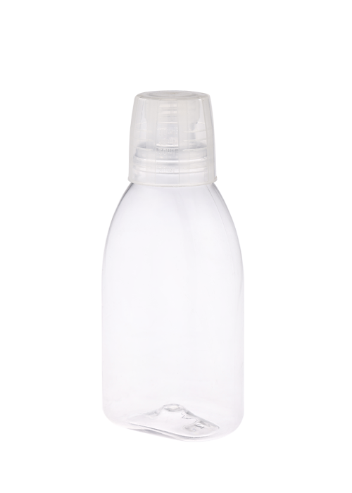 300 мл плоская бутылка с концентратом сиропа поставляется с мерным стаканом