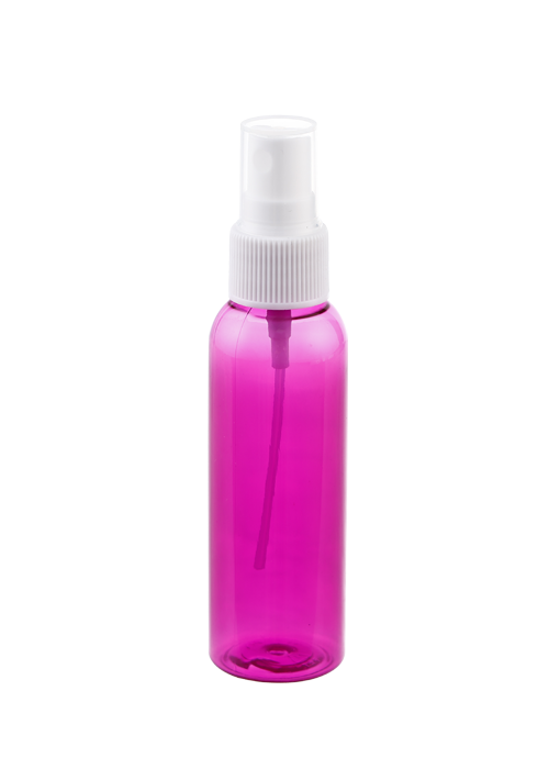 60 мл цветной прозрачный ПЭТ спрей круглая бутылка для очистки очков жидкостью дезинфицирующее средство бутылка
