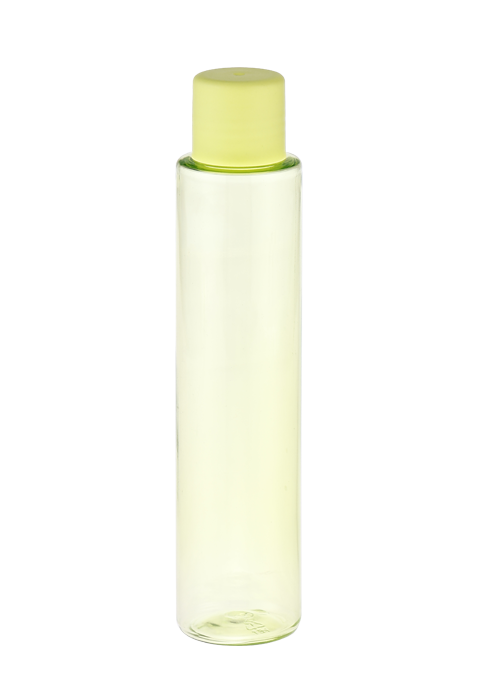 60-100мл 24 калибра бирюзовая ПЭТ цилиндрическая бутылка с завинчивающейся крышкой