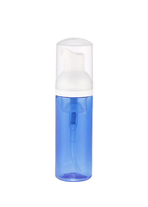 60-120 мл синяя прозрачная ПЭТ-бутылка с помпой для дезинфекции спирта бутылка с дезинфицирующим средством для рук