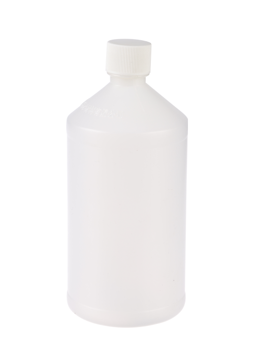 500 мл белая полиэтиленовая бутылка для жидкости