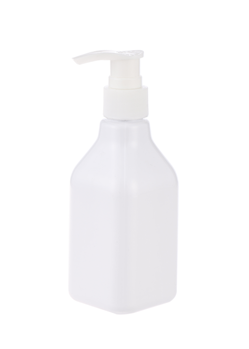 300 мл ПЭТ-бутылка с дезинфицирующим средством для рук с белым лосьоном