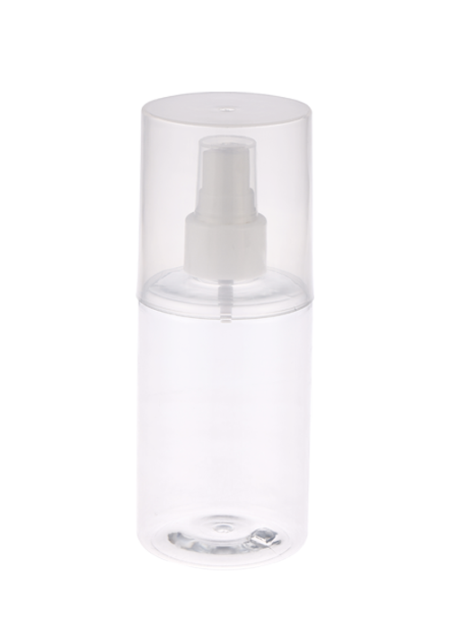 200 мл коренастый цилиндрический колпак ПЭТ-распылитель бутылка с дезинфицирующей чистящей жидкостью